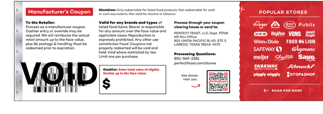 Perfect Feast certificate back