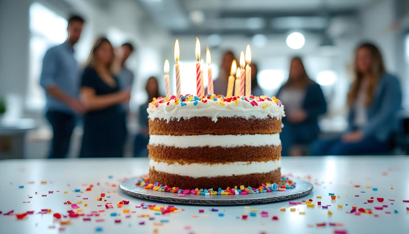 birthday cake office celebration