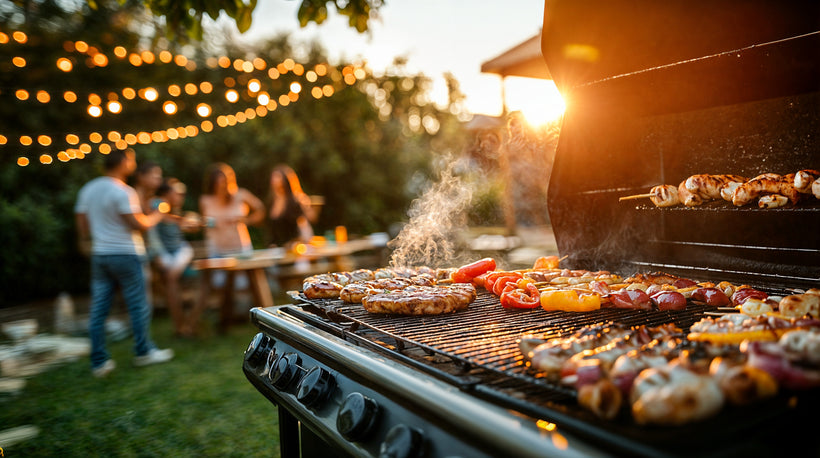 backyard grill and cookout