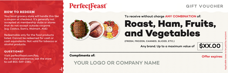 Roast, Ham & Produce Gift Certificates