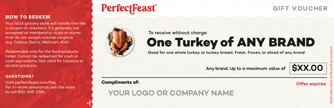 Turkey Gift Certificates