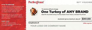 Turkey Gift Certificate