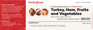 Turkey, Ham, Fruit and Vegetable Certificates